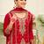 Ethnic Motifs Embroidered Mirror Work Straight Kurta & Palazzos With Dupatta