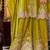 Ethnic Motifs Embroidered V-Neck Sequinned Kurta With Sharara & Dupatta