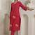 Women Self Design Regular Pure Cotton Kurta with Trousers