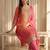 Women Bandhani Printed Regular Sequinned Kurta with Trousers & With Dupatta