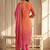 Women Bandhani Printed Regular Sequinned Kurta with Trousers & With Dupatta