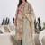 Floral Printed Thread Work Chanderi Silk Kurta with Trouser & Dupatta