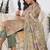 Floral Printed Thread Work Chanderi Silk Kurta with Trouser & Dupatta