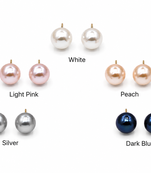 Pearl stud earrings for women, 5 colours, daily wear