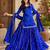 Women bandhani embroidered regular sequinned georgette silk kurta with sharara & with dupatta
