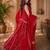 Women bandhani embroidered regular sequinned georgette silk kurta with sharara & with dupatta