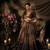 Women's Dark Brown Embroidered Designer Lehenga Choli with V-Neck Blouse & Dupatta