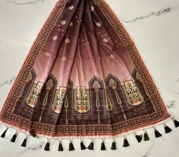 Navratri Ajrakh Print Rayon Lehenga Choli & Blouse With Dupatta 1