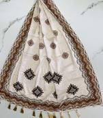 Navratri Ajrakh Print Rayon Lehenga Choli & Blouse With Dupatta