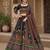 Navratri Ajrakh Print Rayon Lehenga Choli & Blouse With Dupatta