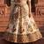 Navratri Ajrakh Print Rayon Lehenga Choli & Blouse With Dupatta