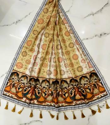 Navratri Ajrakh Print Rayon Lehenga Choli & Blouse With Dupatta 4