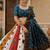 Navratri Ajrakh Print Rayon Lehenga Choli & Blouse With Dupatta