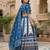 Navratri Ajarakh Print Rayon Semi Stitched Lehenga Choli & Unstitched Blouse With Dupatta