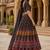 Navratri Ajarakh Print Rayon Semi Stitched Lehenga Choli & Unstitched Blouse With Dupatta