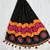Navratri Ajrakh Print Rayon Lehenga Choli & Blouse With Dupatta