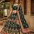 Navratri Ajrakh Print Rayon Lehenga Choli & Blouse With Dupatta