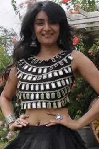 Black Mirror Work Silk Blend Printed Navratri Lehenga Choli
