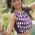 Purple Mirror Work Silk Blend Printed Navratri Lehenga Choli
