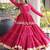 Rani Pink Gota Patti Cotton Poly Embroidered Navratri Lehenga Choli
