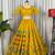 Mustard Sequins Work Silk Blend Embroidered Navratri Lehenga Choli