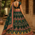 Navratri Ajrakh Print Rayon Lehenga Choli & Blouse With Dupatta
