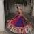 Multicolor Thread Work Georgette Embroidered Navratri Lehenga Choli