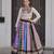 Multicolor Mirror Work Cotton Poly Embroidered Navratri Lehenga Choli