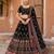 Navratri Ajrakh Print Rayon Lehenga Choli & Blouse With Dupatta