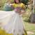 off white silk blend embroidered Navratri lehenga choli