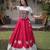 pink silk blend embroidered Navratri lehenga choli