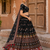 Navratri Ajrakh Print Rayon Lehenga Choli & Blouse With Dupatta