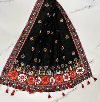 Navratri Ajrakh Print Rayon Lehenga Choli & Blouse With Dupatta 4