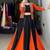 black rayon plain Navratri lehenga choli