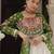 off white cotton poly plain Navratri lehenga choli