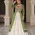off white cotton poly plain Navratri lehenga choli
