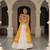 off white cotton poly plain Navratri lehenga choli