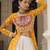 off white cotton poly plain Navratri lehenga choli