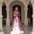 off white cotton poly plain Navratri lehenga choli