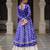 off white cotton poly plain Navratri lehenga choli