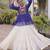 off white cotton poly plain Navratri lehenga choli