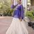 off white cotton poly plain Navratri lehenga choli