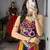 multicolor rayon plain Navratri lehenga choli