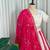 off white silk blend embroidered Navratri lehenga choli
