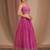 Pink Designer Georgette Sequins Embroidery Work Lehenga with Blouse and Net Dupatta
