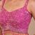 Pink Designer Georgette Sequins Embroidery Work Lehenga with Blouse and Net Dupatta