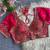 Rani pink heavy embroidered silk blend bridal blouse
