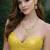 yellow gemstone necklace and earrings set | silver plated cubic zirconia jewellery