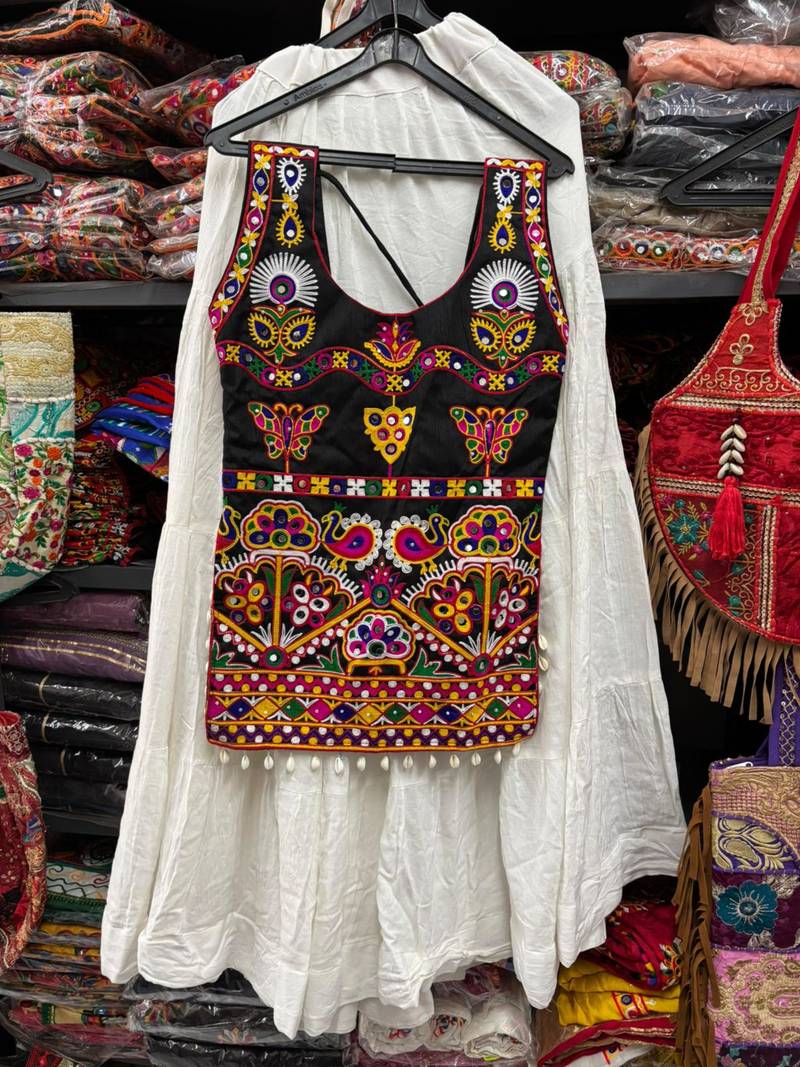 white rayon plain lehenga choli