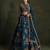 Morpeach Satin Sequins Embroidery Work Bridal Lehenga with Blouse and Net Dupatta